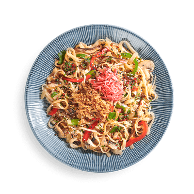 yasai yaki soba | rice noodles