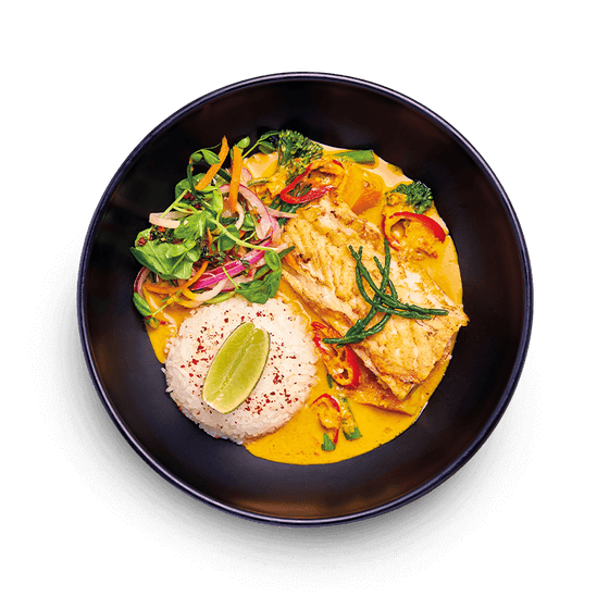 succulent hoki fish coconut kare