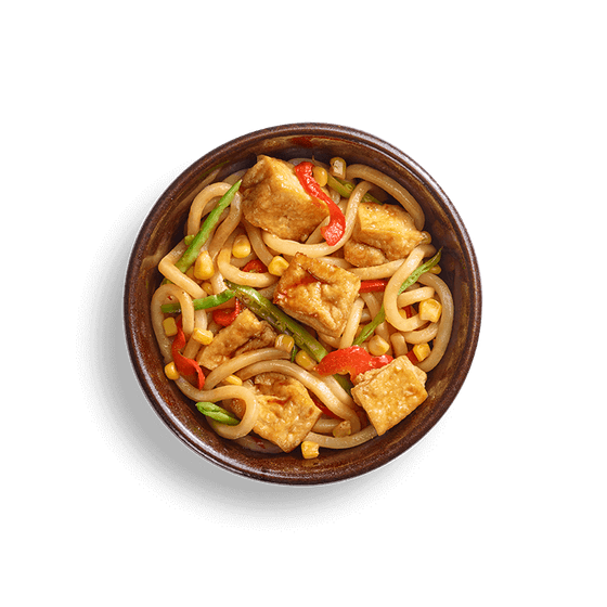 mini yasai yaki soba | udon noodles