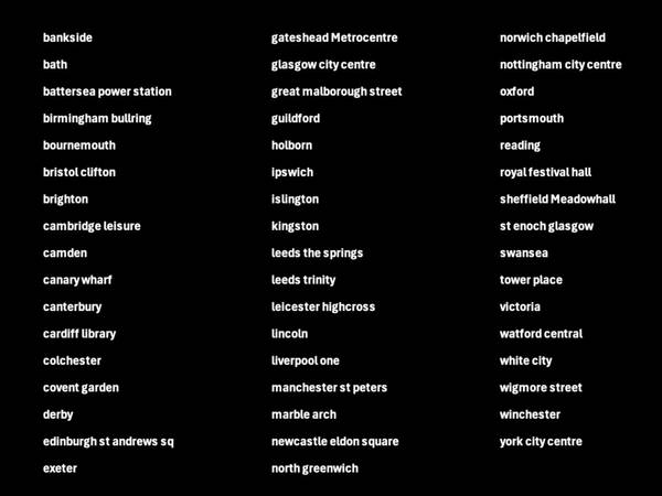 participating restaurants